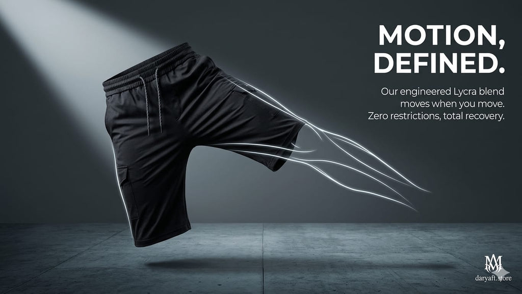 Premium Lycra Casual Shorts for Men | Summer Comfort ( Nikkar )