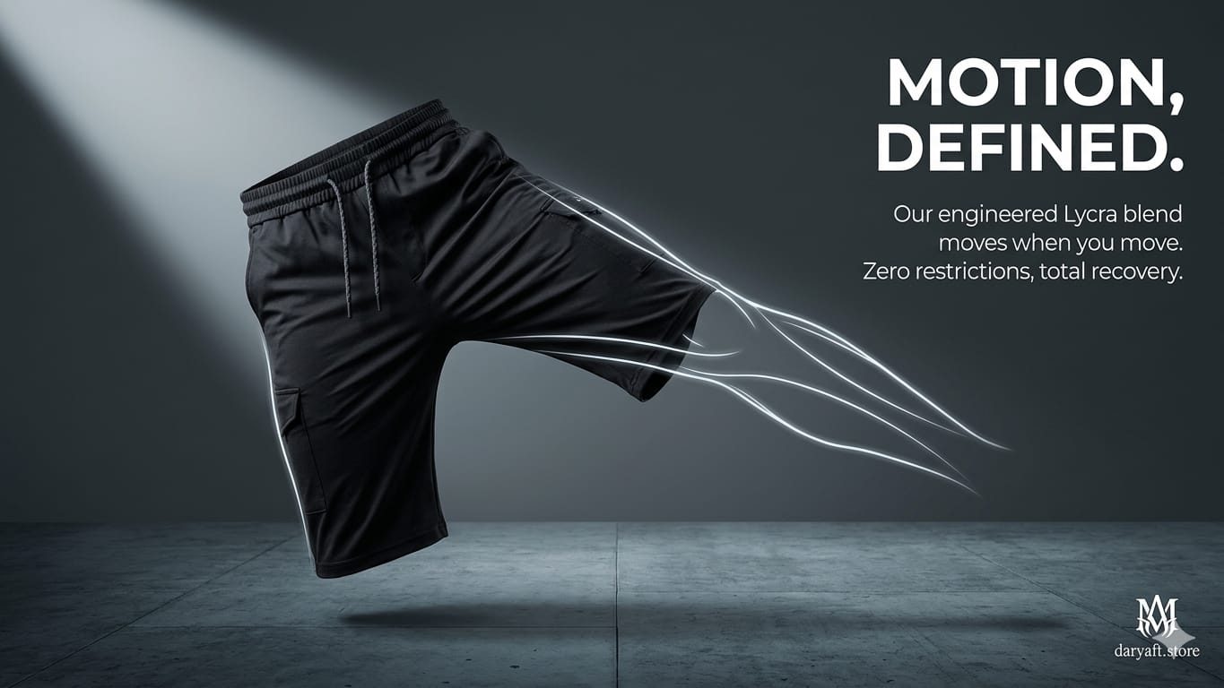 Premium Lycra Casual Shorts for Men | Summer Comfort ( Nikkar )