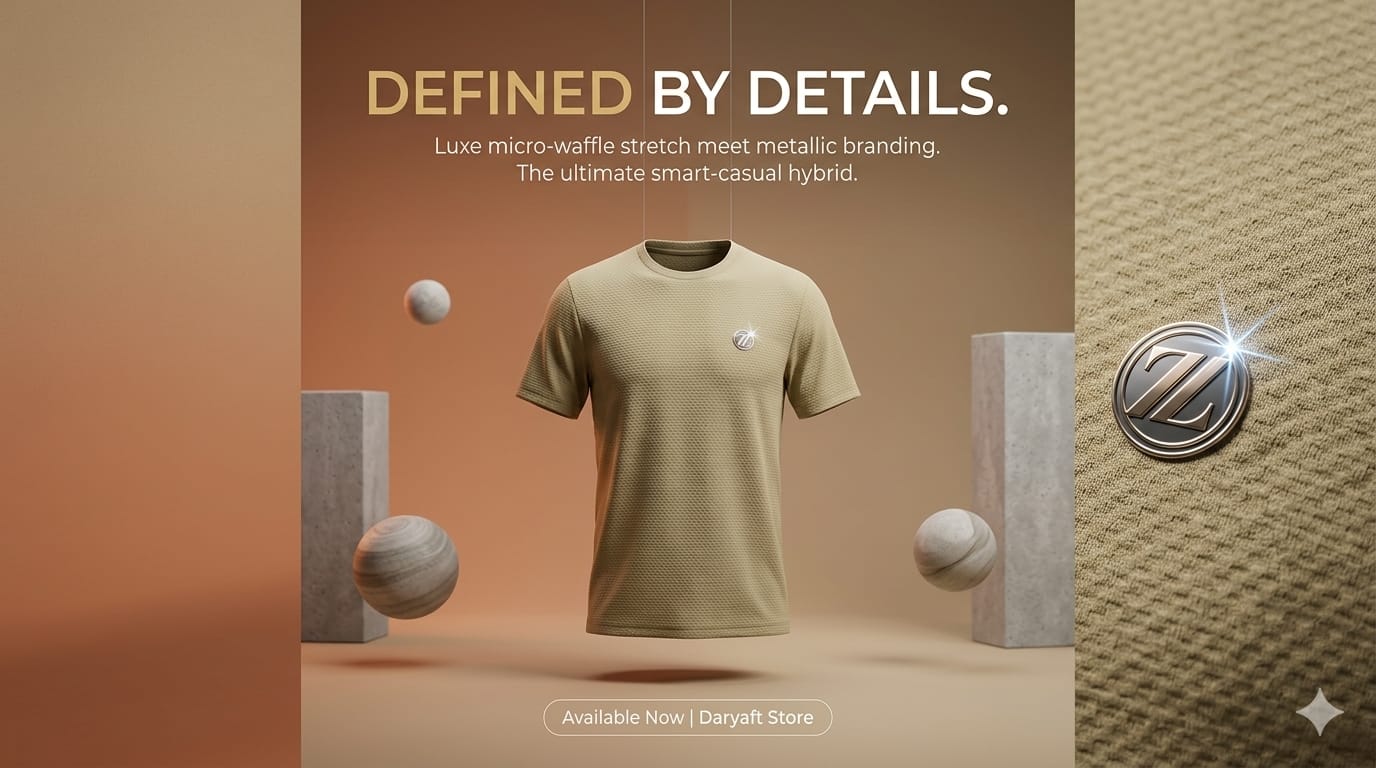 Men's Elite Lycra Premium T-Shirt - Micro-Weave Stretch